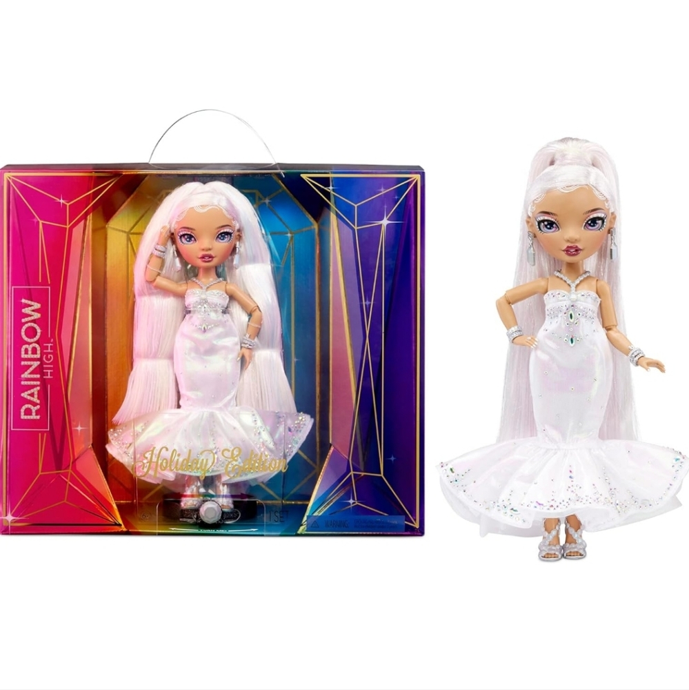 Rainbow High Holiday Edition Collector Doll (11 inch)  Roxie Grand Fashion Doll.